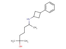 2-methyl-6-[(3-phenylcyclobutyl)amino]-2-heptanol