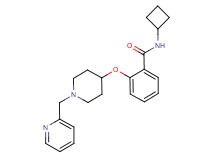 N-cyclobutyl-2-{[1-(pyridin-2-ylmethyl)piperidin-4-yl]oxy}benzamide