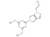2-[5-(4,6-dimethoxy-1,3,5-triazin-2-yl)-5,6-dihydropyrrolo[3,4-c]pyrazol-1(4H)-yl]ethanol