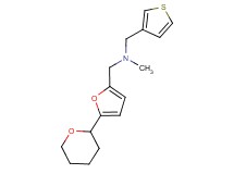 N-methyl-1-[5-(tetrahydro-2H-pyran-2-yl)-2-furyl]-N-(3-thienylmethyl)methanamine