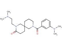 8-[3-(dimethylamino)benzoyl]-2-[2-(dimethylamino)ethyl]-2,8-diazaspiro[5.5]undecan-3-one