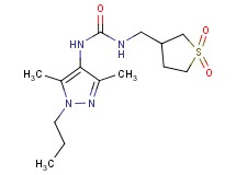 N-(3,5-dimethyl-1-propyl-1H-pyrazol-4-yl)-N'-[(1,1-dioxidotetrahydro-3-thienyl)methyl]urea