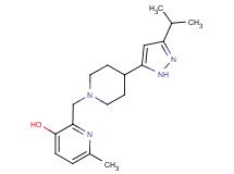 2-{[4-(3-isopropyl-1H-pyrazol-5-yl)piperidin-1-yl]methyl}-6-methylpyridin-3-ol