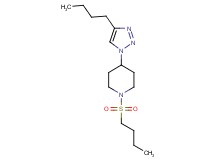 1-(butylsulfonyl)-4-(4-butyl-1H-1,2,3-triazol-1-yl)piperidine