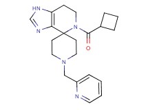 5-(cyclobutylcarbonyl)-1'-(pyridin-2-ylmethyl)-1,5,6,7-tetrahydrospiro[imidazo[4,5-c]pyridine-4,4'-piperidine]