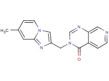 3-[(7-methylimidazo[1,2-a]pyridin-2-yl)methyl]pyrido[3,4-d]pyrimidin-4(3H)-one