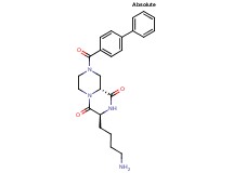 (3S,9aR)-3-(4-aminobutyl)-8-(4-biphenylylcarbonyl)tetrahydro-2H-pyrazino[1,2-a]pyrazine-1,4(3H,6H)-dione