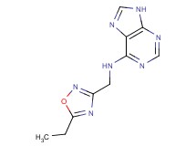 N-[(5-ethyl-1,2,4-oxadiazol-3-yl)methyl]-9H-purin-6-amine