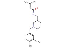 N-{[1-(3,4-dimethylbenzyl)piperidin-3-yl]methyl}-3-methylbut-2-enamide