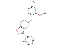 3-(2-fluorophenyl)-5-(2-methoxy-4-methylbenzyl)-4,5,6,7-tetrahydroisoxazolo[4,5-c]pyridine