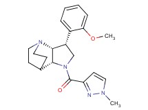 (3R*,3aR*,7aR*)-3-(2-methoxyphenyl)-1-[(1-methyl-1H-pyrazol-3-yl)carbonyl]octahydro-4,7-ethanopyrrolo[3,2-b]pyridine