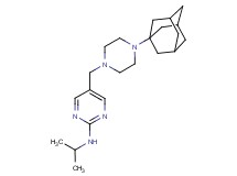 5-{[4-(1-adamantyl)-1-piperazinyl]methyl}-N-isopropyl-2-pyrimidinamine