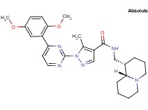 1-[4-(2,5-dimethoxyphenyl)-2-pyrimidinyl]-5-methyl-N-[(1S,9aR)-octahydro-2H-quinolizin-1-ylmethyl]-1H-pyrazole-4-carboxamide