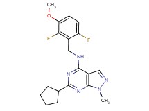 6-cyclopentyl-N-(2,6-difluoro-3-methoxybenzyl)-1-methyl-1H-pyrazolo[3,4-d]pyrimidin-4-amine