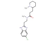 N-[2-(5-chloro-1H-benzimidazol-2-yl)ethyl]-N-methyl-3-(1-methyl-2-piperidinyl)propanamide