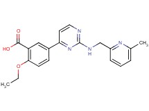 2-ethoxy-5-(2-{[(6-methylpyridin-2-yl)methyl]amino}pyrimidin-4-yl)benzoic acid