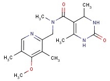 N-[(4-methoxy-3,5-dimethylpyridin-2-yl)methyl]-N,4,6-trimethyl-2-oxo-1,2,3,4-tetrahydropyrimidine-5-carboxamide