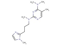 N~2~,N~4~,N~4~,5-tetramethyl-N~2~-[3-(1-methyl-1H-imidazol-2-yl)propyl]pyrimidine-2,4-diamine
