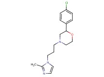 2-(4-chlorophenyl)-4-[3-(2-methyl-1H-imidazol-1-yl)propyl]morpholine