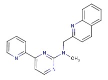 N-methyl-4-(2-pyridinyl)-N-(2-quinolinylmethyl)-2-pyrimidinamine