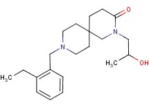 9-(2-ethylbenzyl)-2-(2-hydroxypropyl)-2,9-diazaspiro[5.5]undecan-3-one