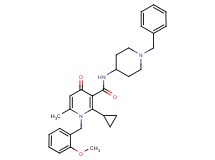 N-(1-benzyl-4-piperidinyl)-2-cyclopropyl-1-(2-methoxybenzyl)-6-methyl-4-oxo-1,4-dihydro-3-pyridinecarboxamide