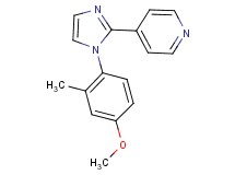 4-[1-(4-methoxy-2-methylphenyl)-1H-imidazol-2-yl]pyridine