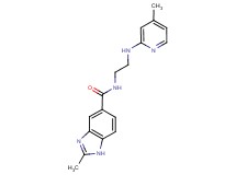 2-methyl-N-{2-[(4-methylpyridin-2-yl)amino]ethyl}-1H-benzimidazole-5-carboxamide