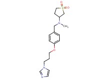 (1,1-dioxidotetrahydro-3-thienyl){4-[3-(1H-imidazol-1-yl)propoxy]benzyl}methylamine