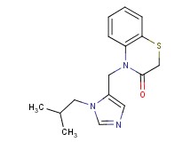4-[(1-isobutyl-1H-imidazol-5-yl)methyl]-2H-1,4-benzothiazin-3(4H)-one