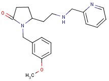 1-(3-methoxybenzyl)-5-{2-[(2-pyridinylmethyl)amino]ethyl}-2-pyrrolidinone