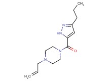 1-allyl-4-[(3-propyl-1H-pyrazol-5-yl)carbonyl]piperazine
