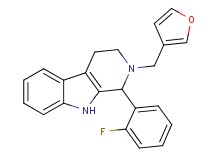 1-(2-fluorophenyl)-2-(3-furylmethyl)-2,3,4,9-tetrahydro-1H-beta-carboline