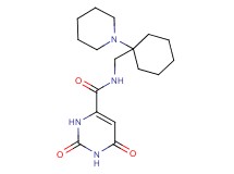 2,6-dioxo-N-[(1-piperidin-1-ylcyclohexyl)methyl]-1,2,3,6-tetrahydropyrimidine-4-carboxamide