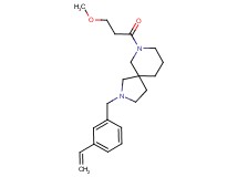 7-(3-methoxypropanoyl)-2-(3-vinylbenzyl)-2,7-diazaspiro[4.5]decane