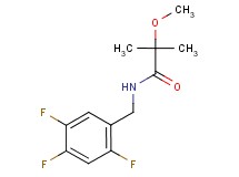 2-methoxy-2-methyl-N-(2,4,5-trifluorobenzyl)propanamide