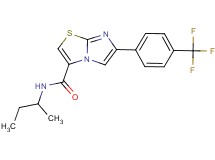 N-(sec-butyl)-6-[4-(trifluoromethyl)phenyl]imidazo[2,1-b][1,3]thiazole-3-carboxamide