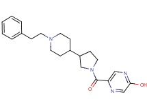 5-({3-[1-(2-phenylethyl)-4-piperidinyl]-1-pyrrolidinyl}carbonyl)-2-pyrazinol