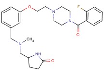 5-{[(3-{2-[4-(2-fluorobenzoyl)-1-piperazinyl]ethoxy}benzyl)(methyl)amino]methyl}-2-pyrrolidinone
