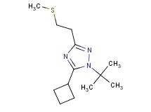 1-tert-butyl-5-cyclobutyl-3-[2-(methylthio)ethyl]-1H-1,2,4-triazole