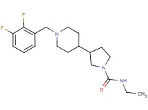3-[1-(2,3-difluorobenzyl)-4-piperidinyl]-N-ethyl-1-pyrrolidinecarboxamide