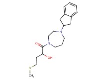 1-[4-(2,3-dihydro-1H-inden-2-yl)-1,4-diazepan-1-yl]-4-(methylthio)-1-oxo-2-butanol