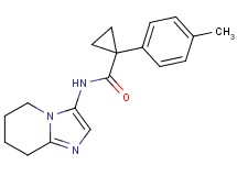 1-(4-methylphenyl)-N-(5,6,7,8-tetrahydroimidazo[1,2-a]pyridin-3-yl)cyclopropanecarboxamide