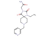 2-[1-ethyl-2,4-dioxo-8-(3-pyridinylmethyl)-1,3,8-triazaspiro[4.5]dec-3-yl]acetamide