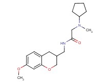 N~2~-cyclopentyl-N~1~-[(7-methoxy-3,4-dihydro-2H-chromen-3-yl)methyl]-N~2~-methylglycinamide
