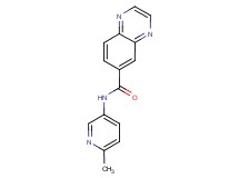 N-(6-methyl-3-pyridinyl)-6-quinoxalinecarboxamide trifluoroacetate