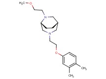 (1S*,5R*)-3-[2-(3,4-dimethylphenoxy)ethyl]-6-(2-methoxyethyl)-3,6-diazabicyclo[3.2.2]nonane