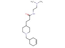 3-[1-(3-cyclohexen-1-ylmethyl)-4-piperidinyl]-N-[2-(dimethylamino)ethyl]propanamide