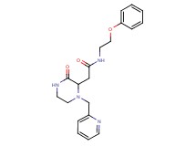 2-[3-oxo-1-(2-pyridinylmethyl)-2-piperazinyl]-N-(2-phenoxyethyl)acetamide