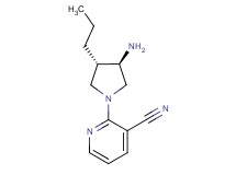 2-[rel-(3R,4S)-3-amino-4-propyl-1-pyrrolidinyl]nicotinonitrile hydrochloride